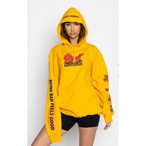 Broken Promises Gold Hoodie — LARGE